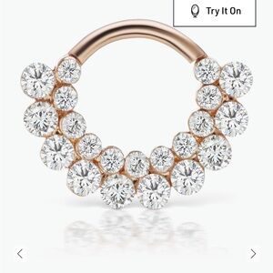 8mm Invisible Apsara Hoop from Maria Tash
